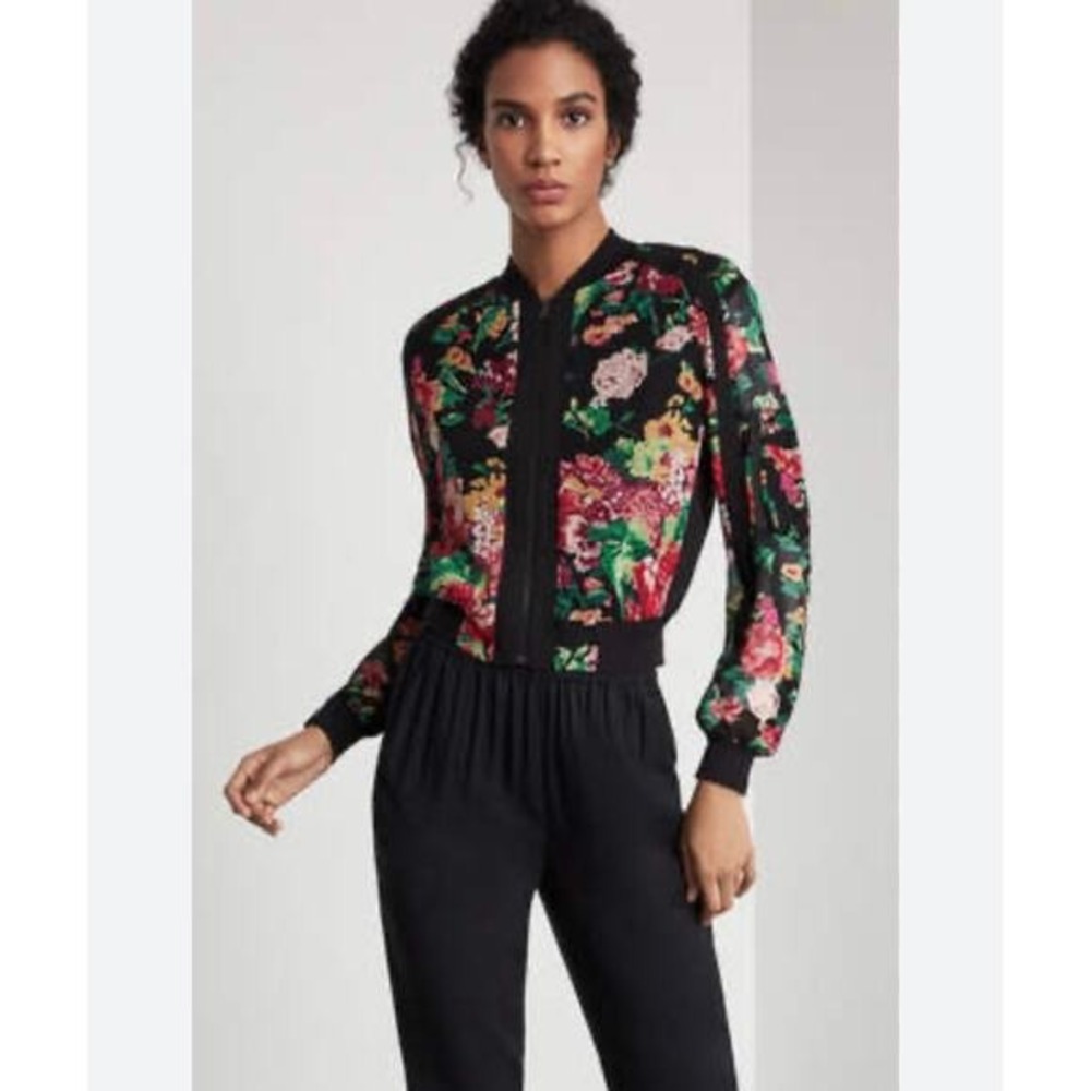 BCBG Maxazria Floral Jacket
